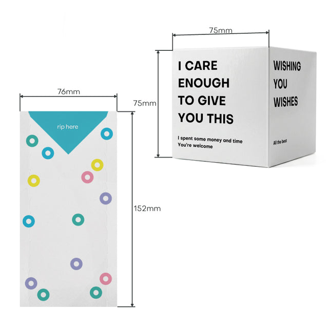 Basic Card Non-Personalised 5-Sided Confetti-exploding Greetings Card
