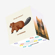 Are You A Beaver Cuz Dam Funny Confetti-exploding Greetings Card