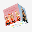 You Fugly Slut Christmas Confetti-exploding Greetings Card