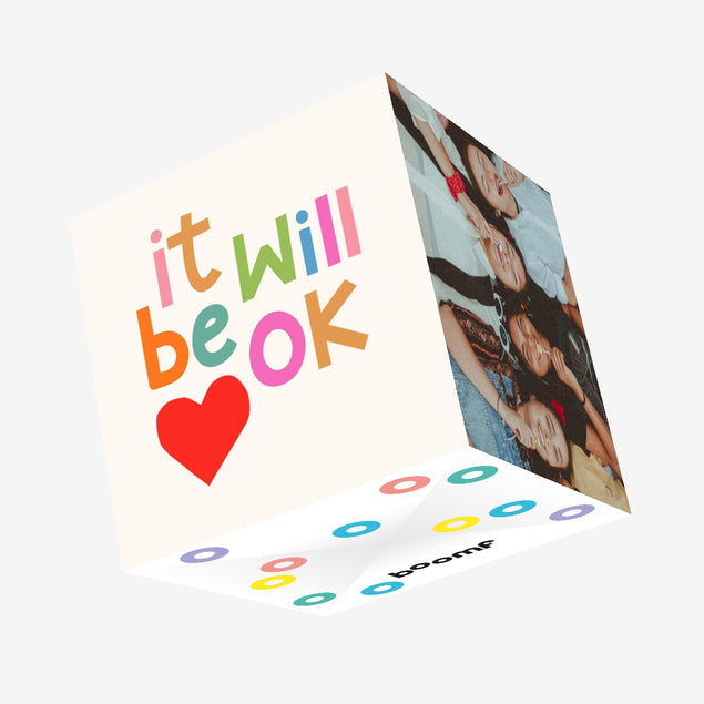 It Will Be Ok Thinking Of You Confetti-exploding Greetings Card