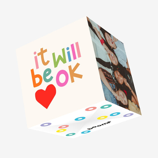 It Will Be Ok Thinking Of You Confetti-exploding Greetings Card