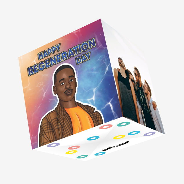 Doctor Who Regeneration Day Confetti-exploding Greetings Card