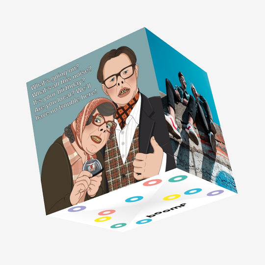 The League Of Gentlemen Tubbs & Edward Birthday Confetti-exploding Greetings Card