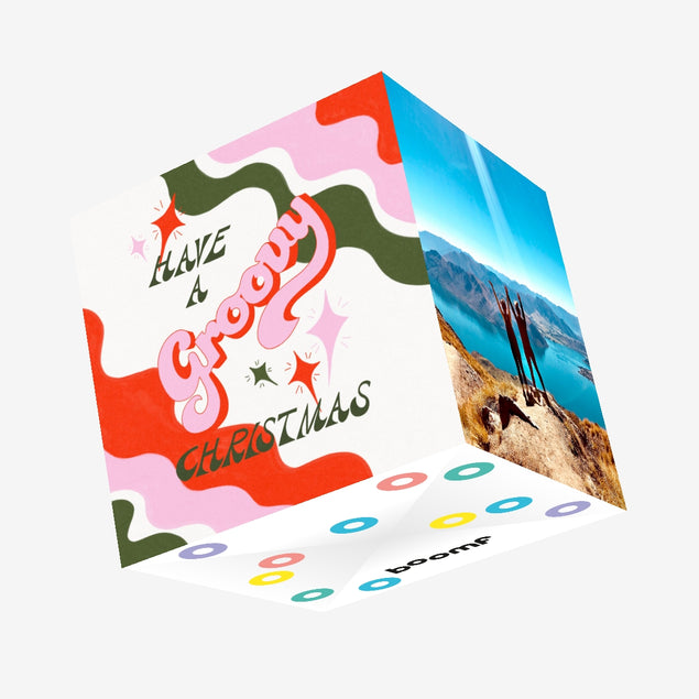 Have A Groovy Christmas Confetti-exploding Greetings Card