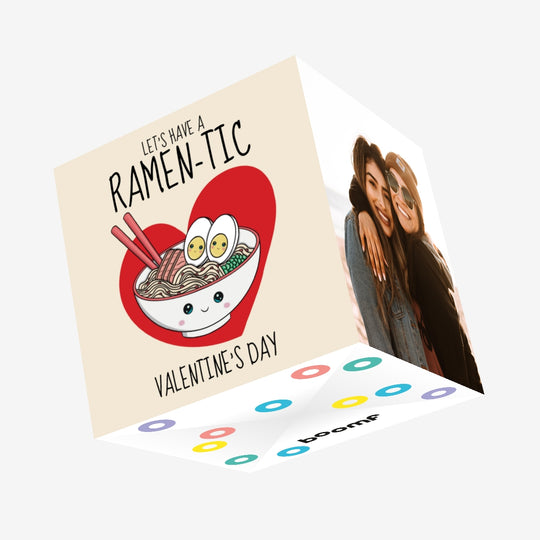 Let's Have A Ramen-tic Valentine's Day Confetti-exploding Greetings Card