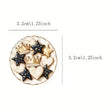 Happy Birthday Stickers Black