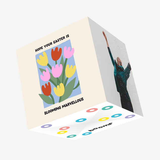 Hope Your Easter Is Blooming Marvellous Confetti-exploding Greetings Card