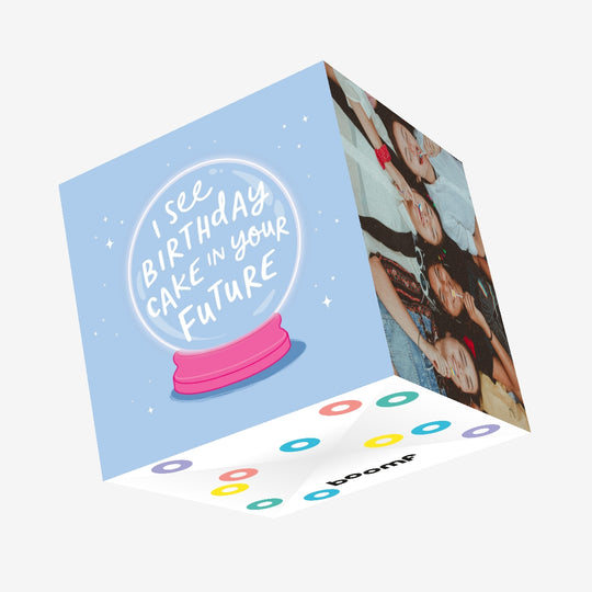 Birthday Cake Future Confetti-exploding Greetings Card