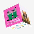 Let's Get Trashed Funny Racoons Birthday Confetti-exploding Greetings Card