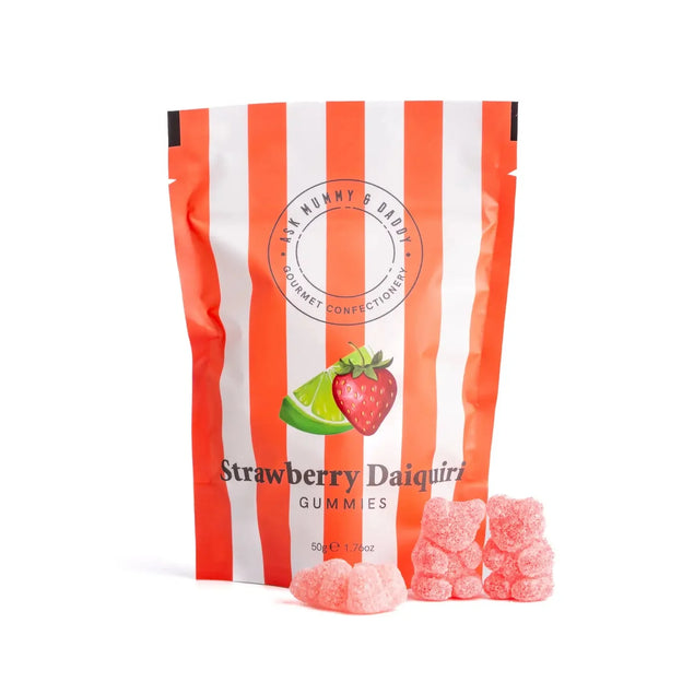 Strawberry Daiquiri Cocktail Gummy Pouch 50g
