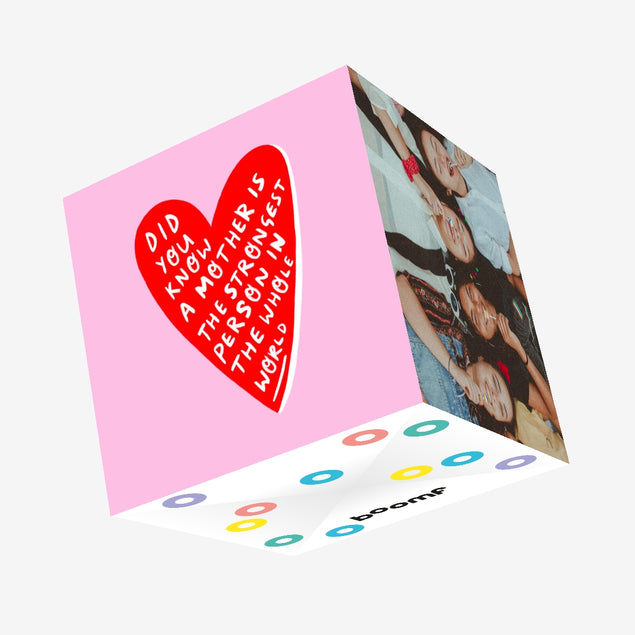 Strongest Person Mother's Day Confetti-exploding Greetings Card