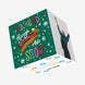 Dachund Through The Snow Confetti-exploding Greetings Card