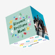 Bloomin' Brilliant Mum! Flower Design Confetti-exploding Greetings Card