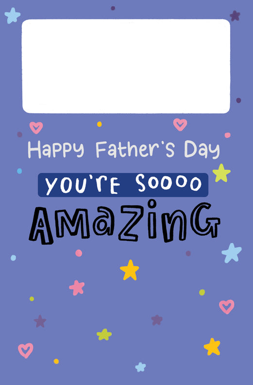 Father's Day Cannon Confetti Shooter Card