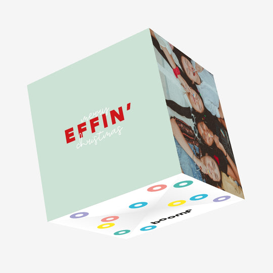 Merry Effin' Christmas Confetti-exploding Greetings Card