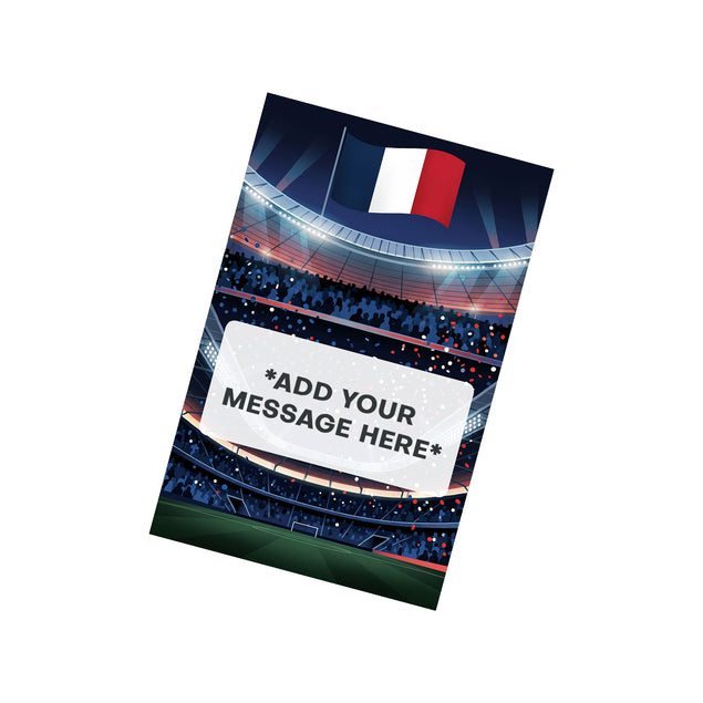 France Football World Cup Cannon Confetti Shooter Card