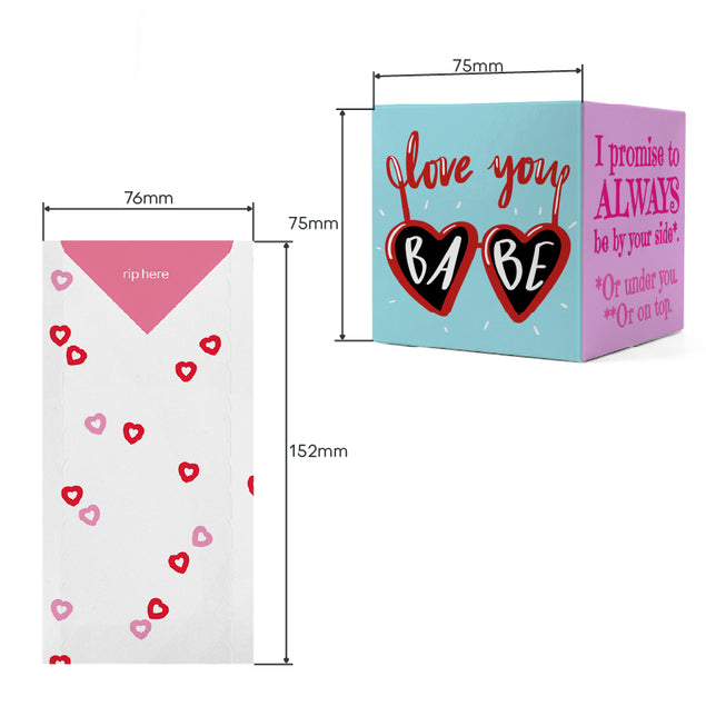 Hot Anniversary Non-Personalised 5-Sided Confetti-exploding Greetings Card