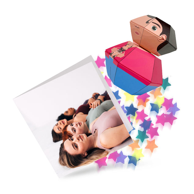 Harry Styles Personalised 3D Pop-up Confetti Wild Card