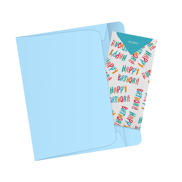 Birthday Cake Non-Personalised 5-Sided Confetti-exploding Greetings Card