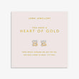 Joma Jewellery 'You Have a Heart of Gold' Earrings