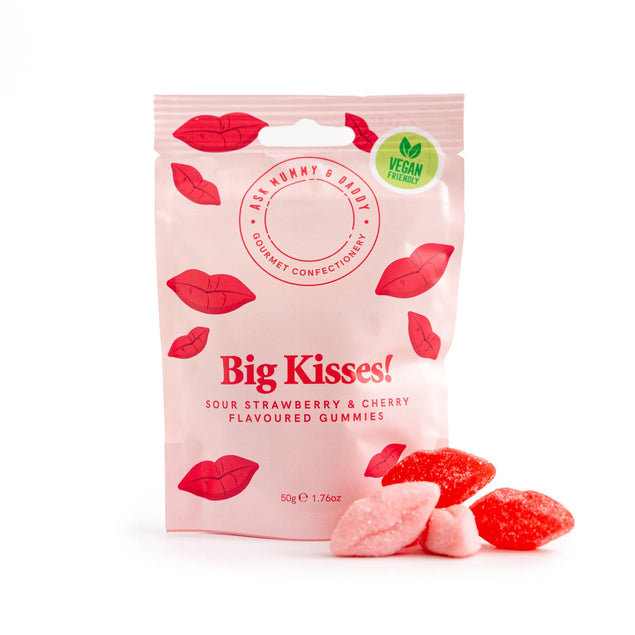 Big Kisses Cocktail Gummy Pouch 50g