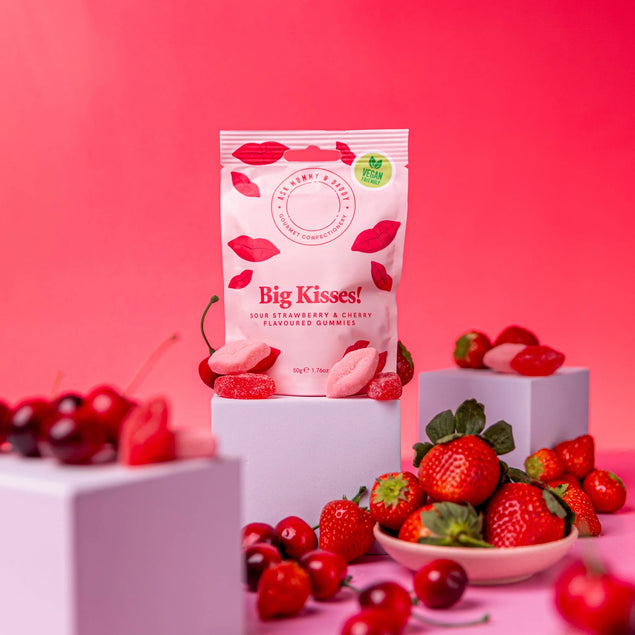 Big Kisses Cocktail Gummy Pouch 50g