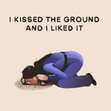 I Kissed The Ground And I Liked It Katy Perry Confetti-exploding Greetings Card
