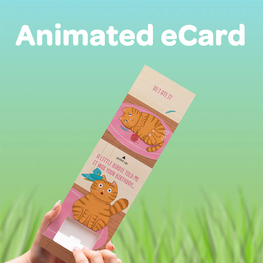 Happy Birthday Cat'o eCard