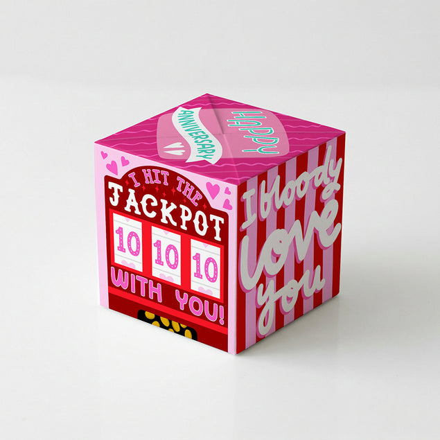 Anniversary Blast Non-Personalised 5-Sided Confetti-exploding Greetings Card