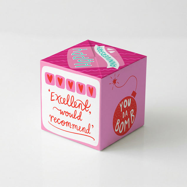 Anniversary Blast Non-Personalised 5-Sided Confetti-exploding Greetings Card