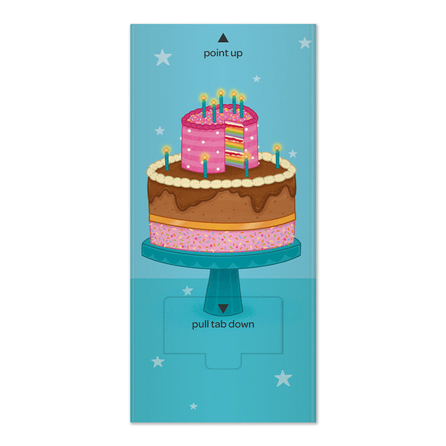 Birthday Cake Non-personalised Cannon Confetti Shooter Card