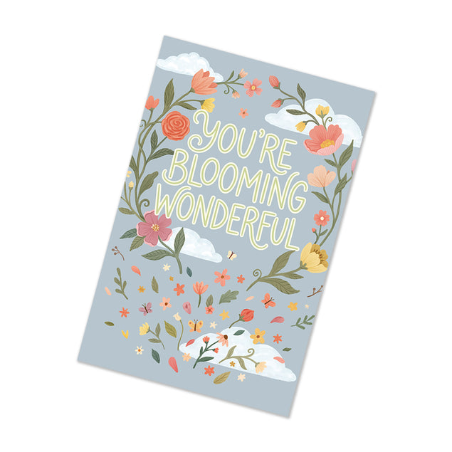 Blooming Wonderful Non-personalised Birthday Cannon Confetti Shooter Card
