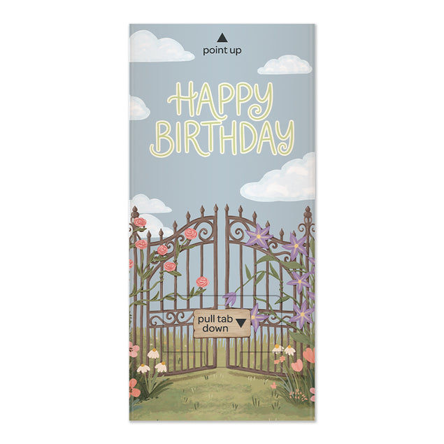 Blooming Wonderful Non-personalised Birthday Cannon Confetti Shooter Card