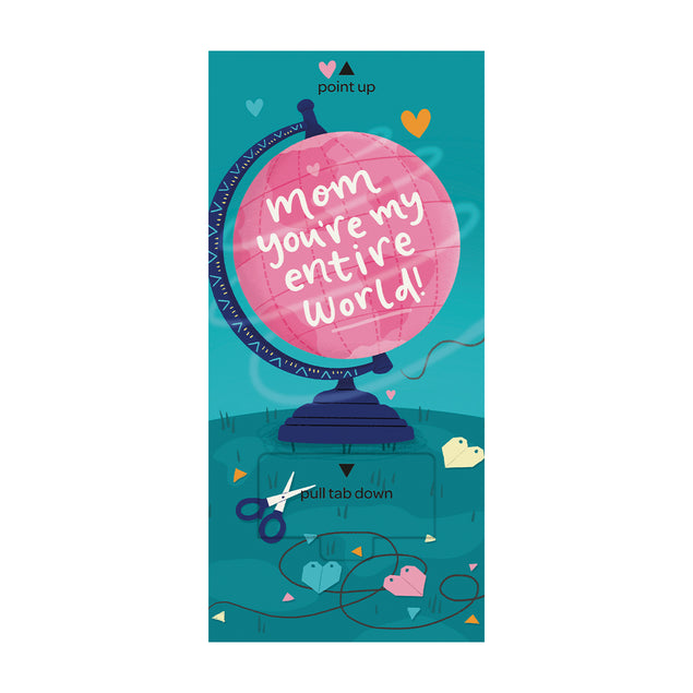 Mom, You're My Entire World Cannon Confetti Shooter Card
