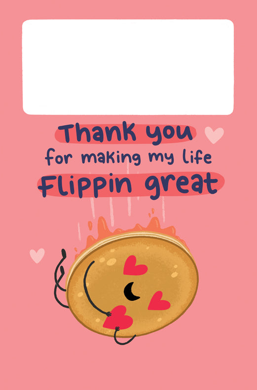 Cute Pancake Anniversary Cannon Confetti Shooter Card