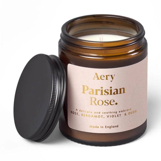 Aery Parisian Rose Scented Vegan Jar Candle