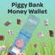 Money Cannon Surprise Wallet Card - Piggy Bank
