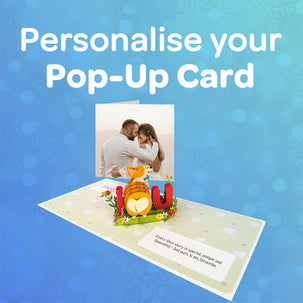 Corgi Dog Love 3D Pop-up Card