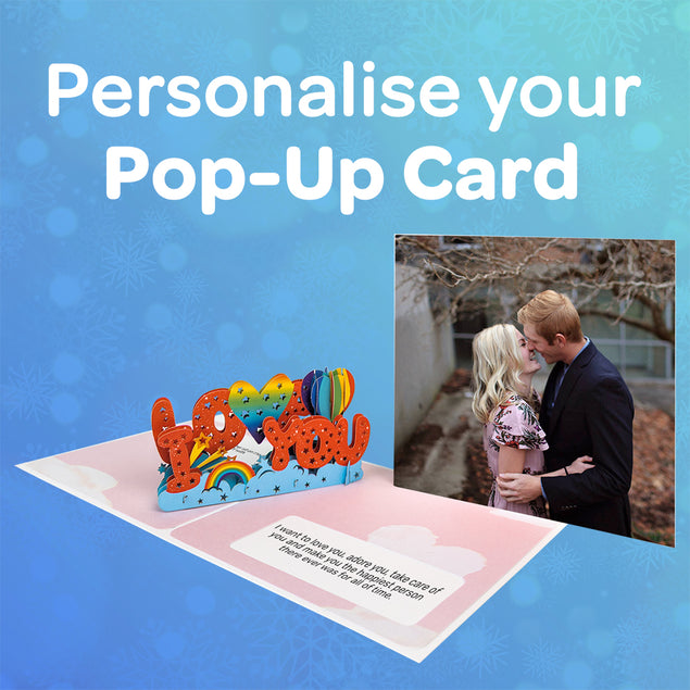 I Love You 3D Pop-up Card