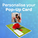 Red Rose 3D Pop-up Card