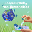 Space Birthday Non-Personalised 5-Sided Confetti-exploding Greetings Card