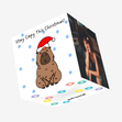 Stay Capy This Christmas Confetti-exploding Greeting Card