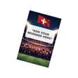 Switzerland Football World Cup Cannon Confetti Shooter Card