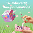 Twinkle Party Birthday Non-Personalised 5-Sided Confetti-exploding Greetings Card