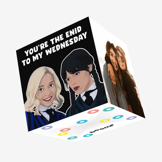 Enid To My Wednesday Valentine's Day Confetti-exploding Greetings Card