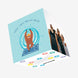 Keep Calm And Do Yoga Confetti-exploding Greetings Card