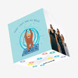 Keep Calm And Do Yoga Confetti-exploding Greetings Card