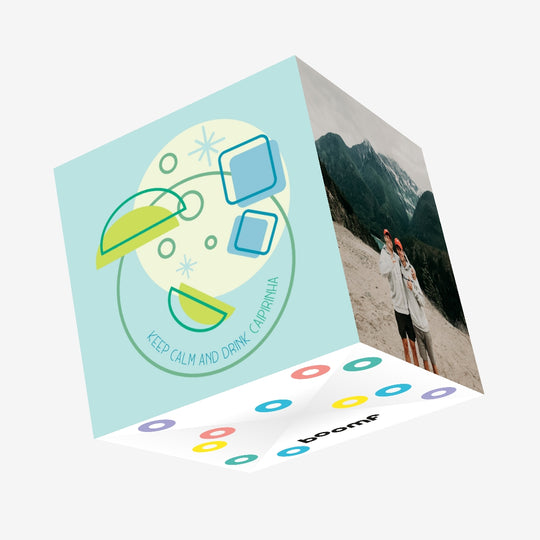 Keep Calm And Drink Caipirinha Confetti-exploding Greetings Card