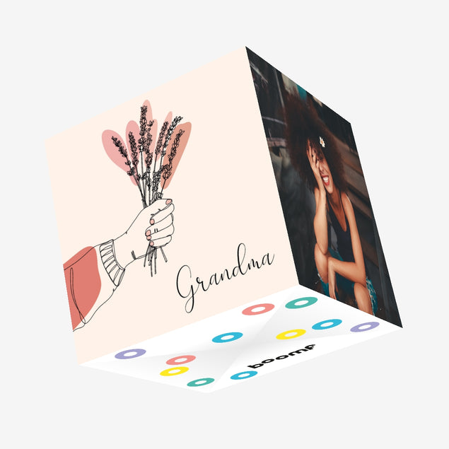 Flowers For Grandma Confetti-exploding Greetings Card
