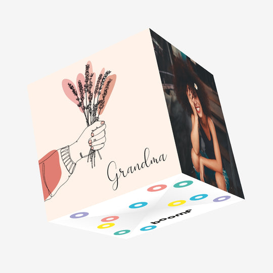 Flowers For Grandma Confetti-exploding Greetings Card